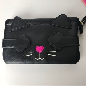 Betsey Johnson Black Cat wristlet
